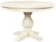 Riverside Furniture Aberdeen Weathered Worn White 18" Leaf Round Dining Table-0