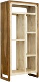 International Furniture Direct Evoke Brown/Ivory Bookcase-0