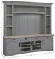 Parker House® Americana Modern Dove Entertainment Center with Back Panel-2