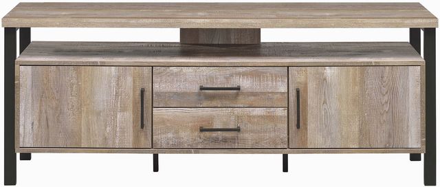 Coaster® Weathered Oak 71" TV Console-0