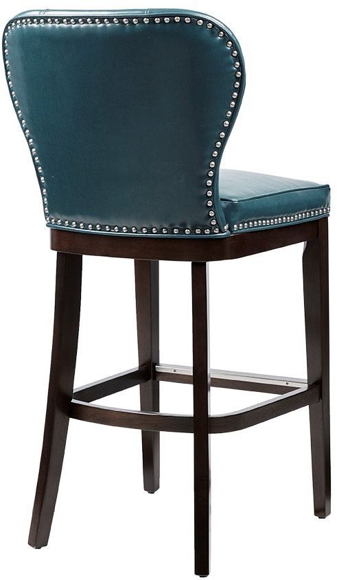 Olliix by Madison Park Blue/Brown Hilton Counter Stool-3