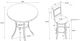 Powell® Franklin 5-Piece Brown/Umber Brown Counter Dining Set-2