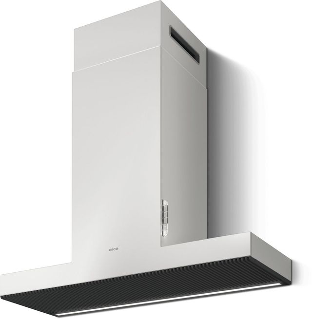 Elica Iconic Series Haiku 36" White Krion® Wall Mounted Range Hood-0