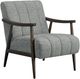 Moe's Home Collection Aster Pebbled Grey Accent Chair-0