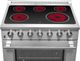FORNO® Galiano 36" Stainless Steel Pro Style Electric Range-4