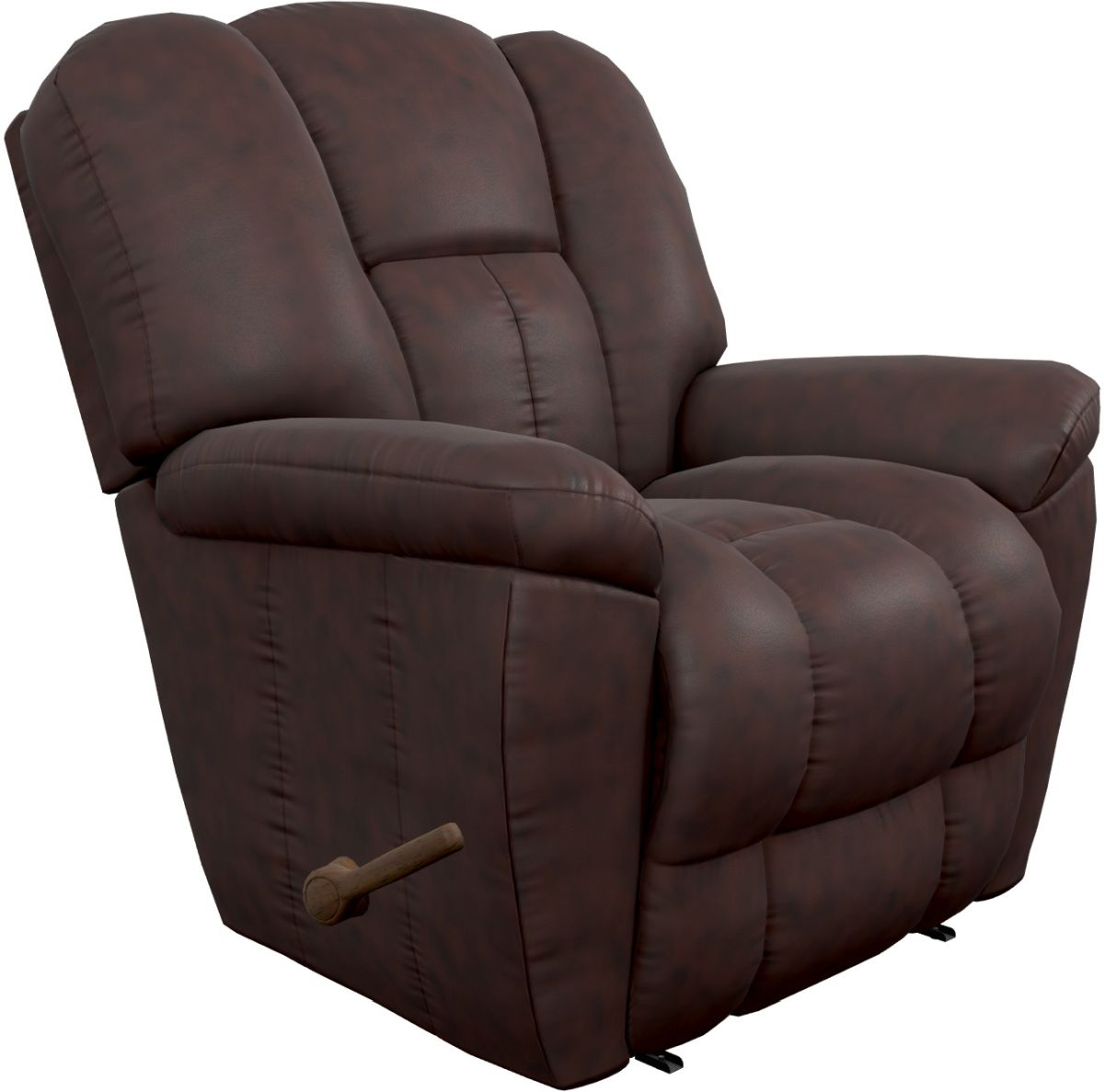 Lazy boy burgundy leather recliner sale