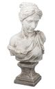 A & B Home White Bust of Women Statue-0