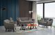 Mazin Furniture Odette Gray Velvet Loveseat-2
