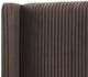 Bernards Milo Brown Pleated Upholstered King Panel Bed-3