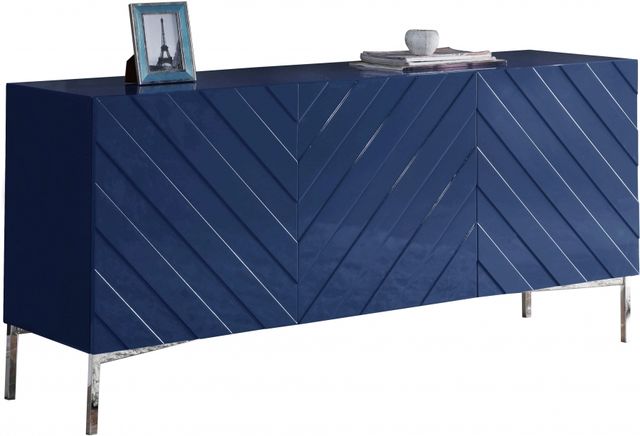 Meridian Furniture Collette Navy Blue Sideboard-0