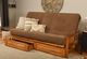 Kodiak Furniture Monterey Marmont Mocha/Butternut Queen Storage Futon with Mattress-4