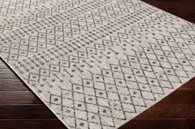 Surya Eagean Charcoal/Taupe 4'x6' Area Rug-3