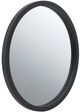A & B Home Black Round Wall Mirror-0
