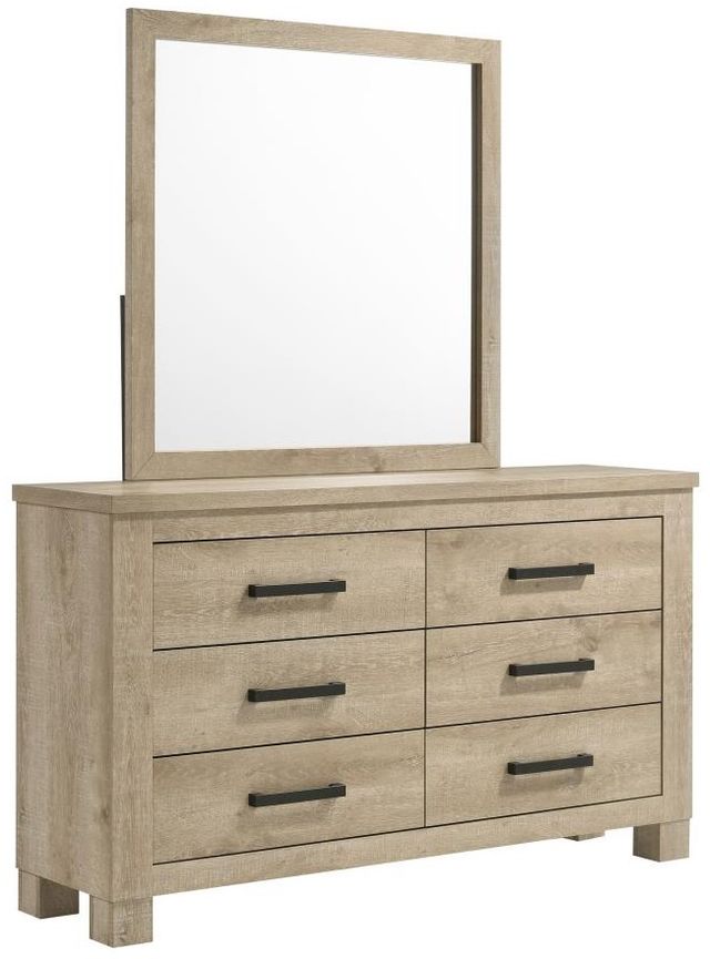 Coaster® Oakglen Weathered Oak Dresser and Mirror-0