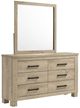 Coaster® Oakglen Weathered Oak Dresser and Mirror-0