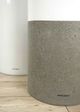 Le Present Lux Betona White And Gray 28" Cylinder Planter-3