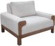 International Furniture Direct Sedona Light Cream Armchair-0
