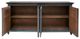 International Furniture Direct Capri Sky Blue Media Console-3