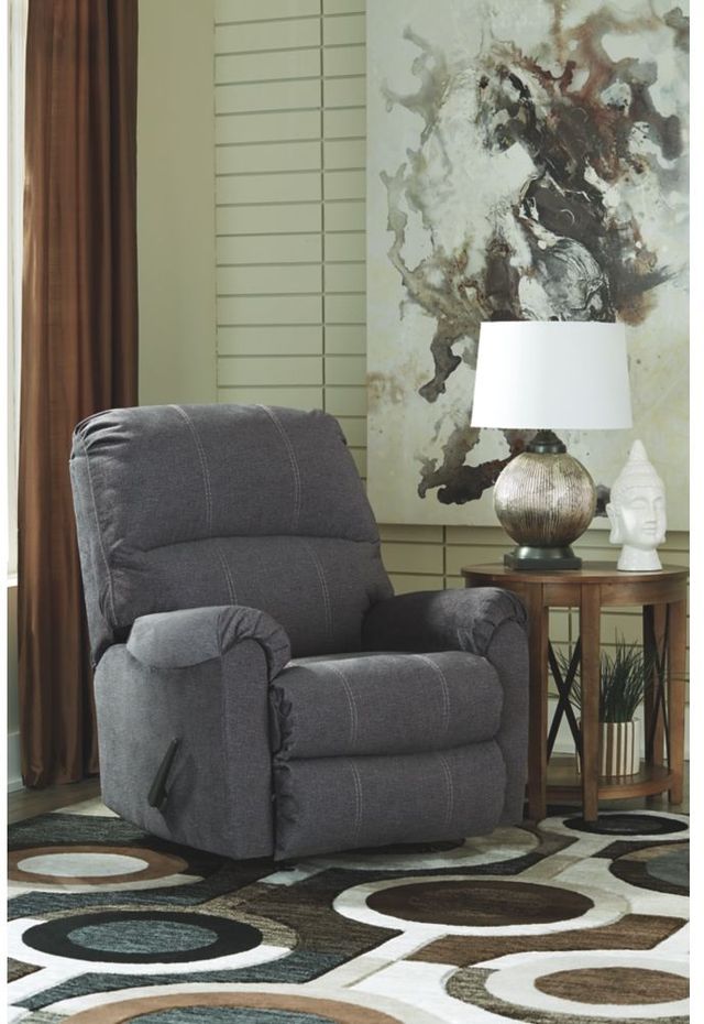 Signature Design by Ashley® Urbino Charcoal Rocker Recliner-2