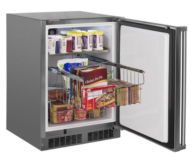 Marvel 4.7 Cu. Ft. Stainless Steel Outdoor Freezer-1