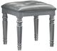 New Classic® Home Furnishings Valentino 3-Piece Silver Vanity Set-3