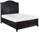 Homelegance® Herman Charcoal Brown California King Platform Bed -0