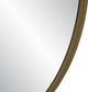 Renwil® Hudson Antique Brushed Brass Accent Mirror-4