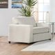 New Classic® Home Furnishings Kylo Chiffon Natural Cuddle Chair-1