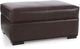 Decor-Rest® Furniture LTD 3900 Brown Leather Storage Ottoman-0