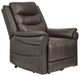 Signature Design by Ashley® Oatman Umber Power Lift Recliner-0