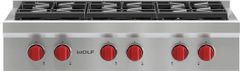 Wolf® 36" Pro Natural Gas Style Natural Gas Rangetop