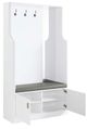 ACME Furniture Buck II White High Gloss Hall Tree-2