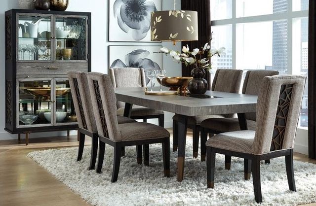 Magnussen Home® Ryker Stellar Quicksand Upholstered Host Side Chair-1