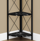 Monarch Specialties Inc. Black/Black Marble Bookcase-1