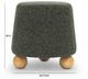 TOV Furniture Jaine Green Faux Mohair Ottoman-2