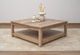 International Furniture Direct Natural Parota Brown Square Cocktail Table-1