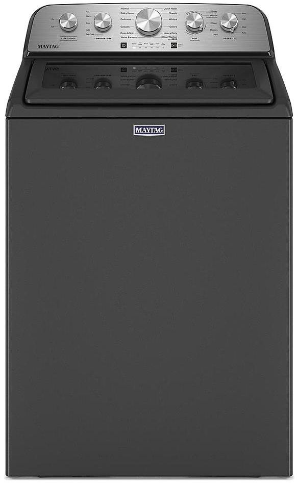 Maytag® 4.7 Cu. Ft. Volcano Black Top Load Washer Dual Finish Lid-0