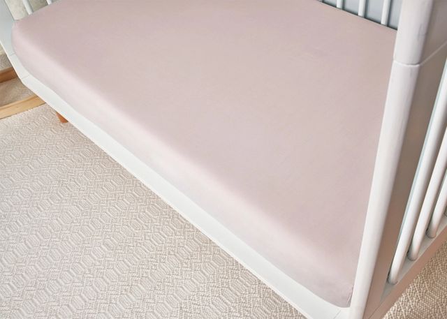 BEDGEAR® Hyper-Wool Performance® Light Pink Crib Fitted Sheet-4