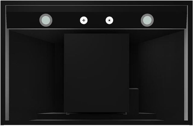 Vent-A-Hood® 30" Black Air Recover System (ARS) Euro-Style Duct-Free Wall Mounted Range Hood-3