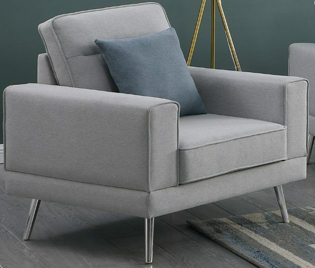New Classic® Home Furnishings Brentwood Gray Accent Chair-0