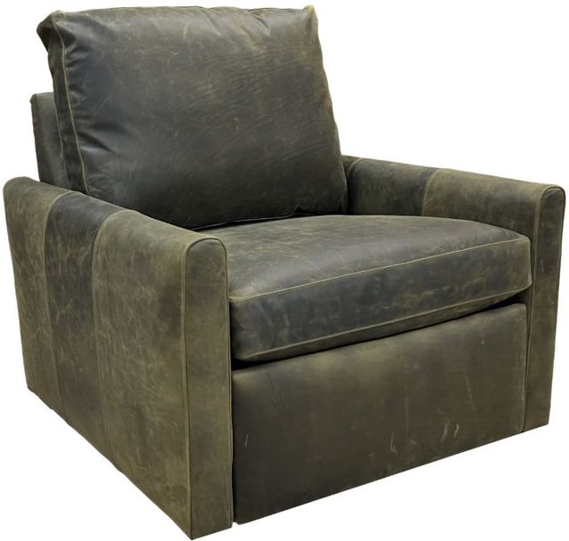 Mayo Furniture Customizable Leather Thin Arm Power Recliner Chair-0