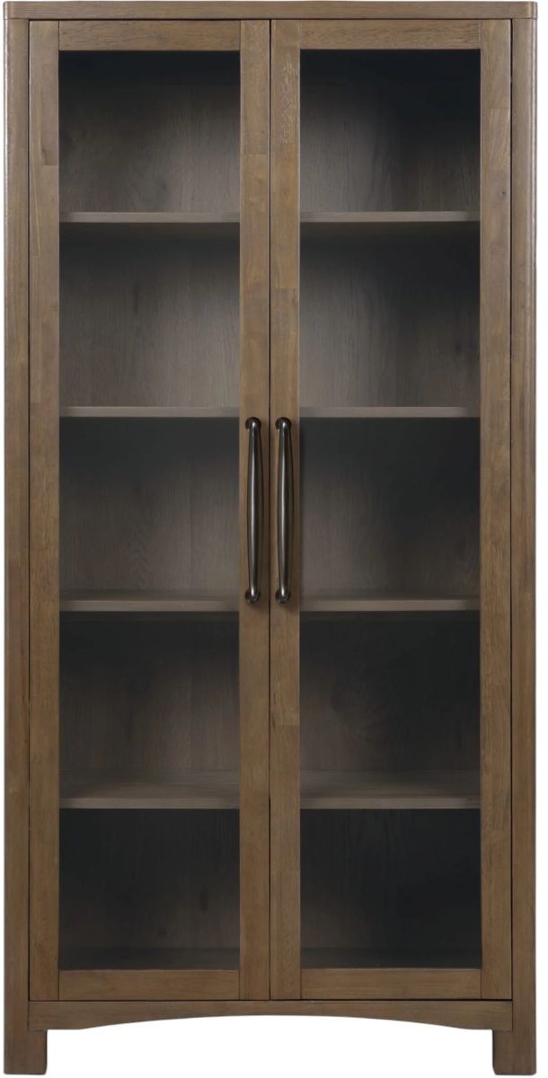 Modus Furniture Arden Tavern Brown Curio Cabinet-2