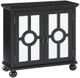 Mazin Furniture Polly Antique Black Accent Chest with Mirror-1