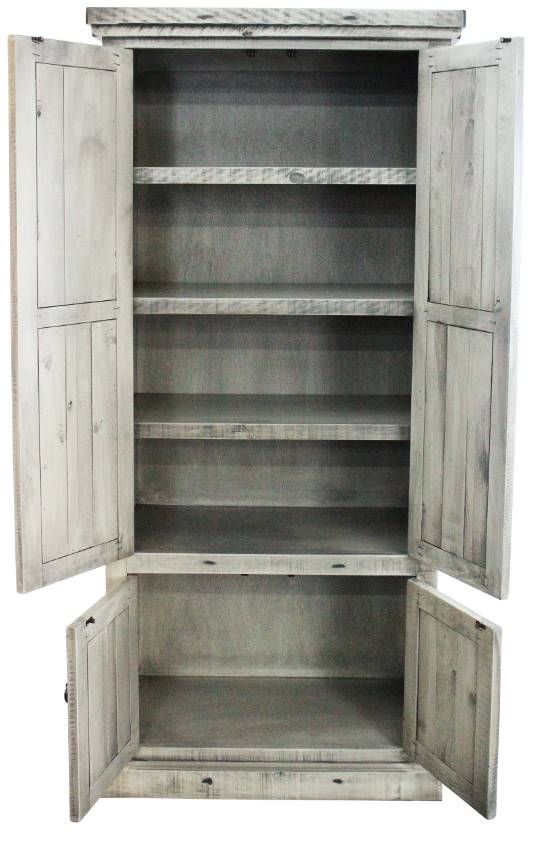 American Heartland Manufacturing Rustic Double Door Pantry-2
