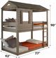 ACME Furniture Darlene Rustic Gray Twin Over Twin Youth Bunk Bed-2