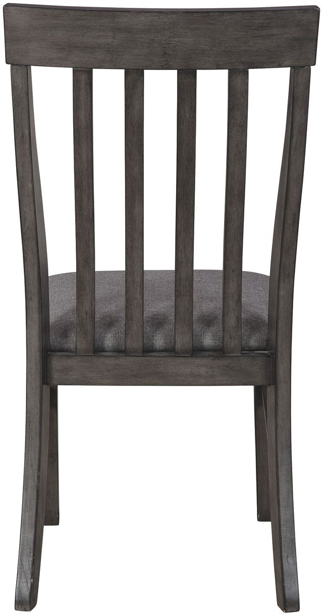 Benchcraft® Luvoni Dark Charcoal Gray Upholstered Chair-3