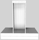 Vent-A-Hood® K Series 36" White Contemporary Wall Mounted Range Hood-5