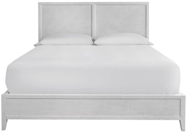 Universal Explore Home™ Modern Farmhouse Ames Rustic Oak King Panel Bed-2