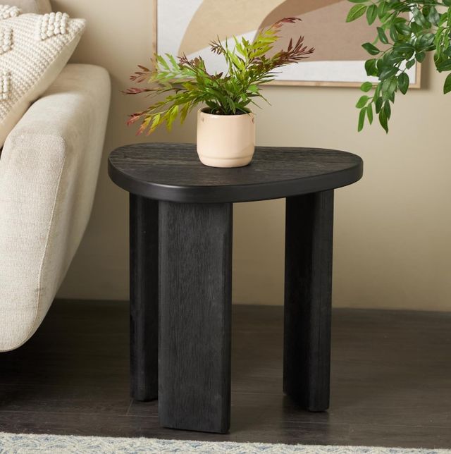 Deco Marche Black Heart Inspired Side Table-3