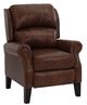 Best Home Furnishings® Joanna Nutmeg Leather High Leg Recliner-0